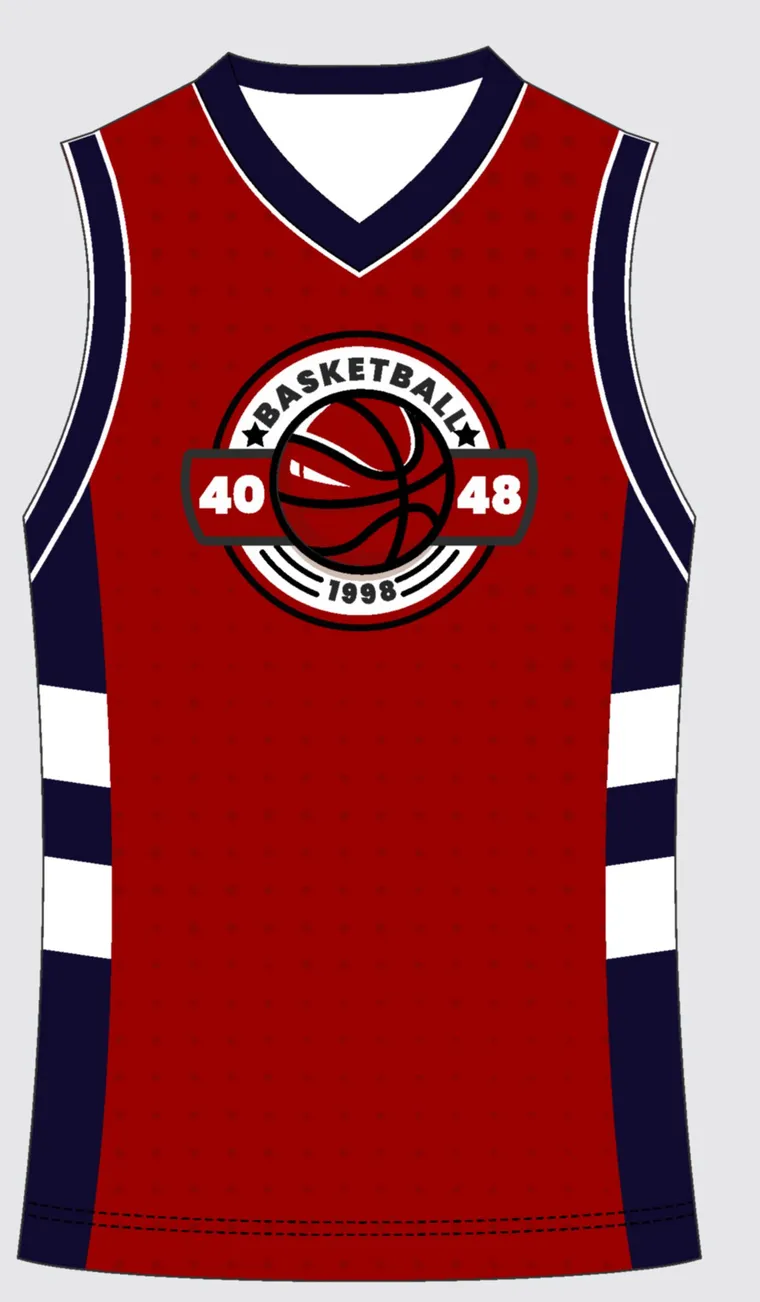 Basketball Uniform Crimson Onyx Storm custom jersey