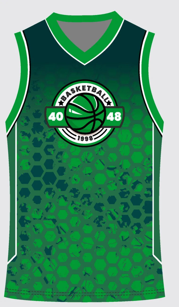 Basketball Uniform Forest Emerald custom jersey