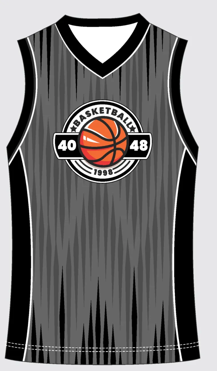 Basketball Uniform Graphite Onyx Trace custom jersey
