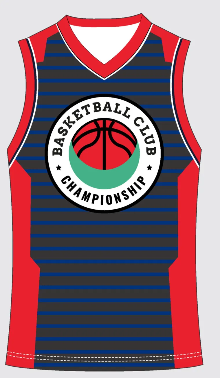 Basketball Uniform Graphite Scarlet custom jersey