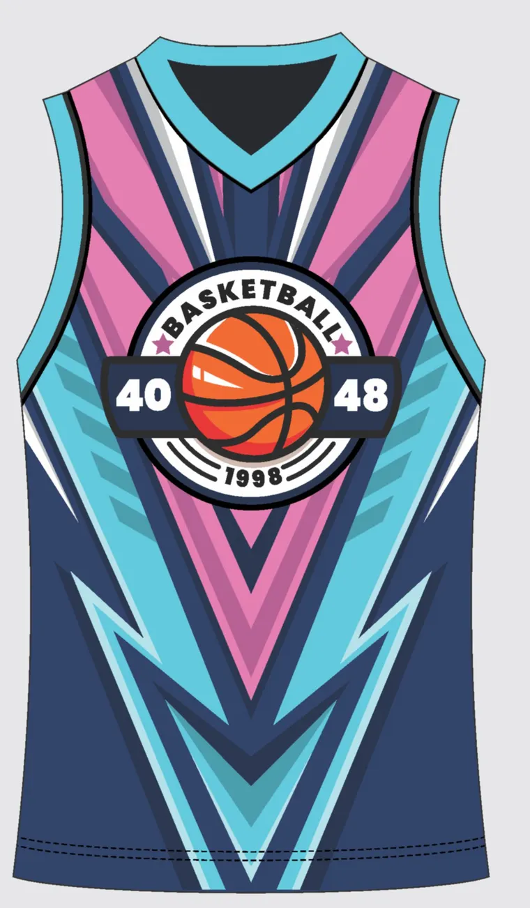 Basketball Uniform Graphite Sky custom jersey