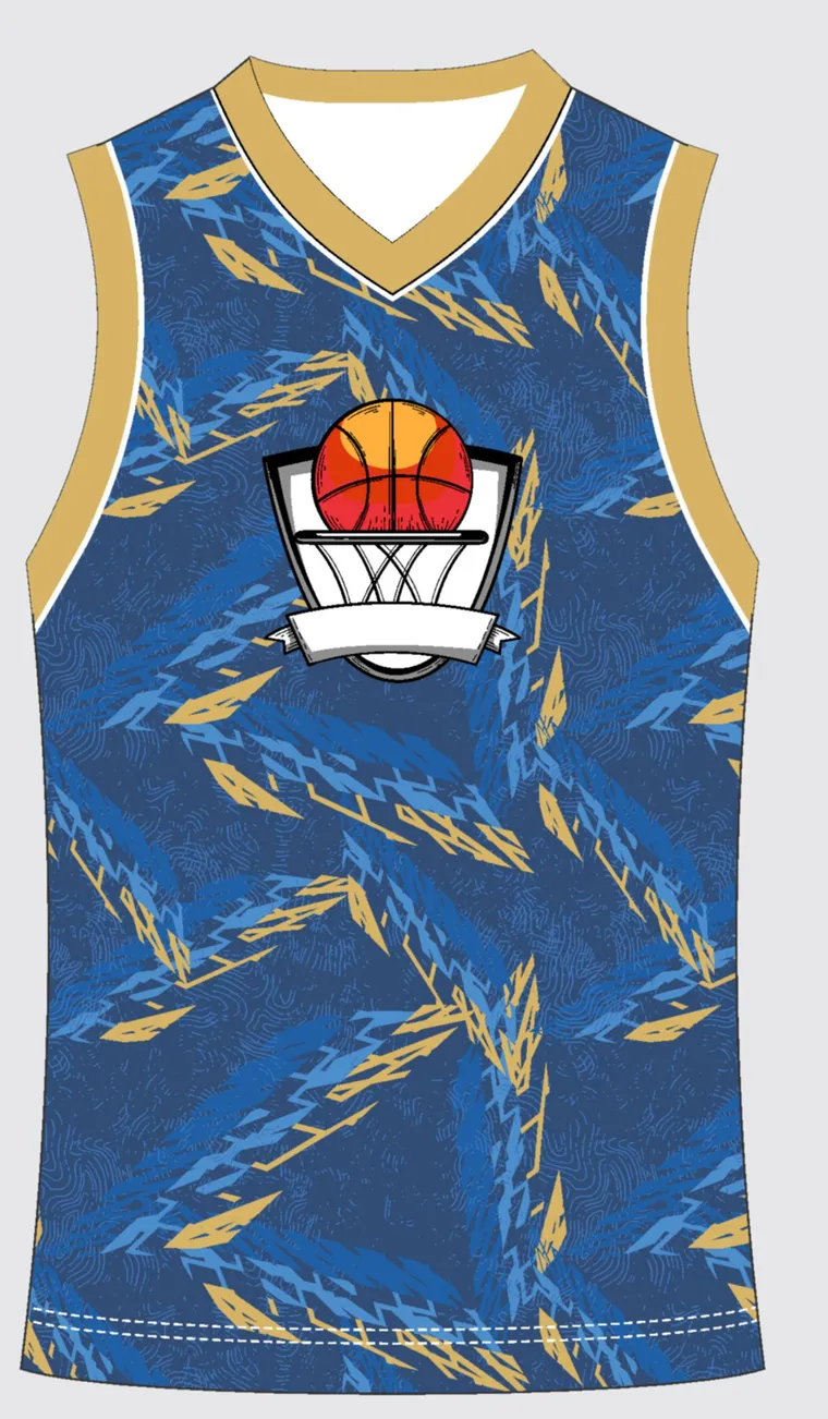 Basketball Uniform Indigo Royal custom jersey
