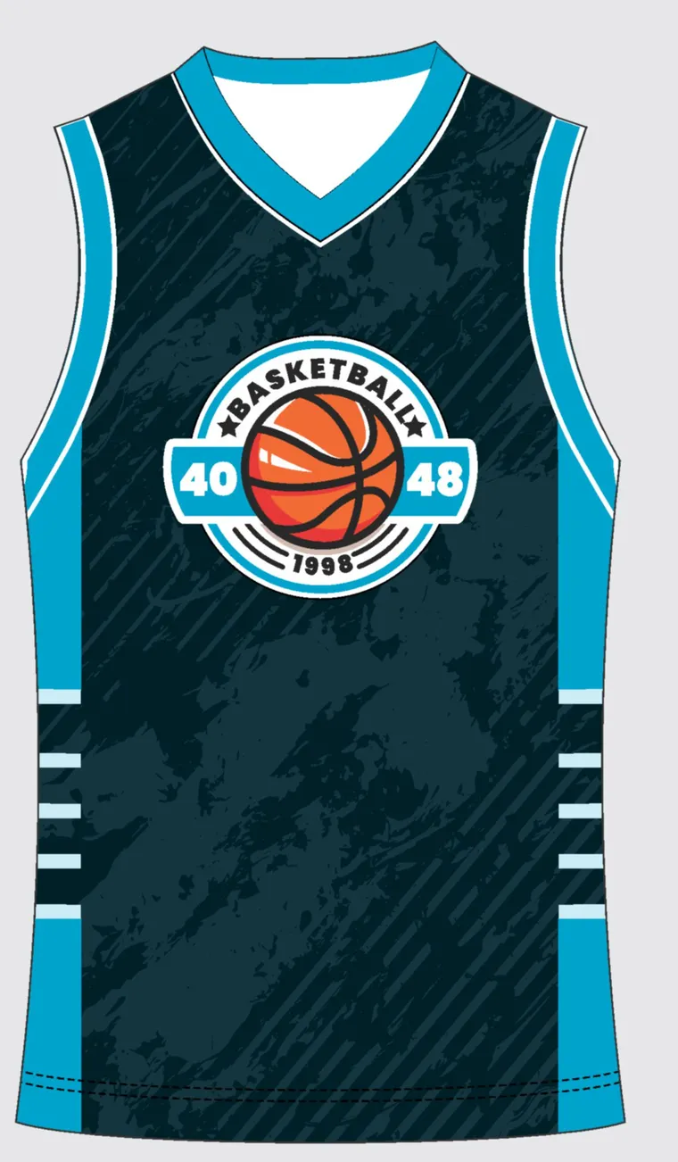 Basketball Uniform Navy Onyx custom jersey