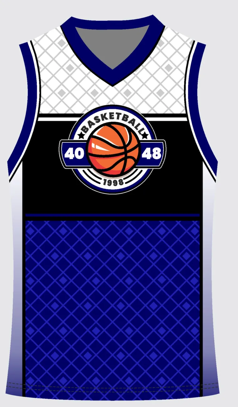 Basketball Uniform Navy Onyx Drift custom jersey