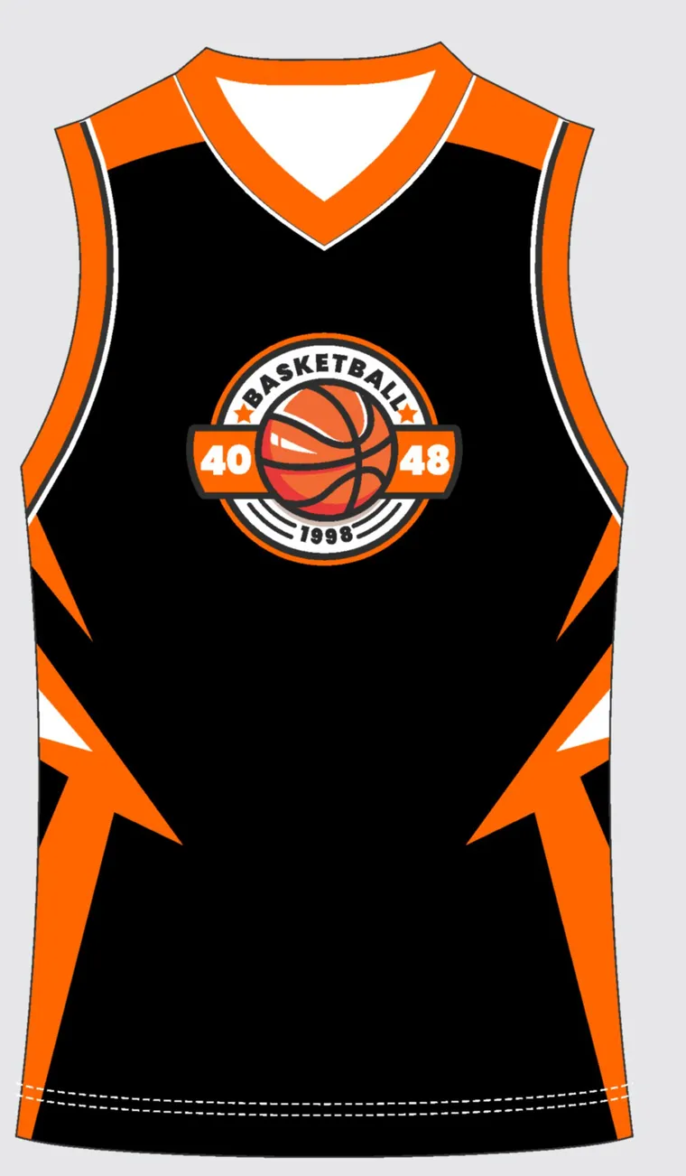 Basketball Uniform Onyx Amber Fracture custom jersey