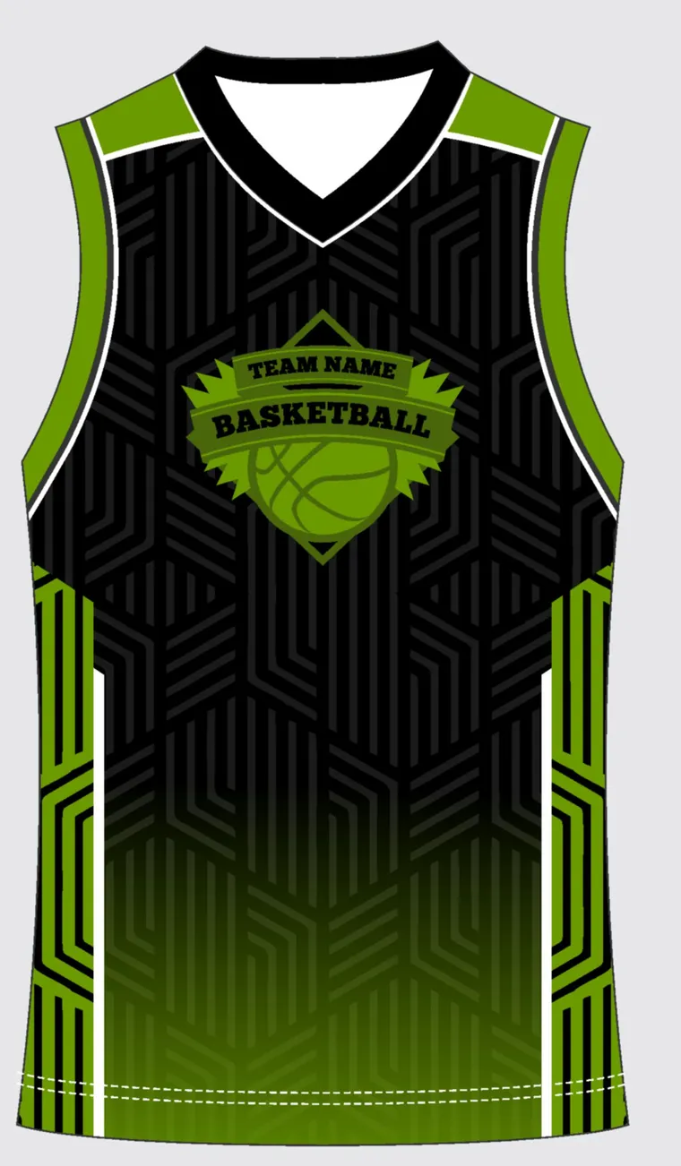 Basketball Uniform Onyx Forest custom jersey