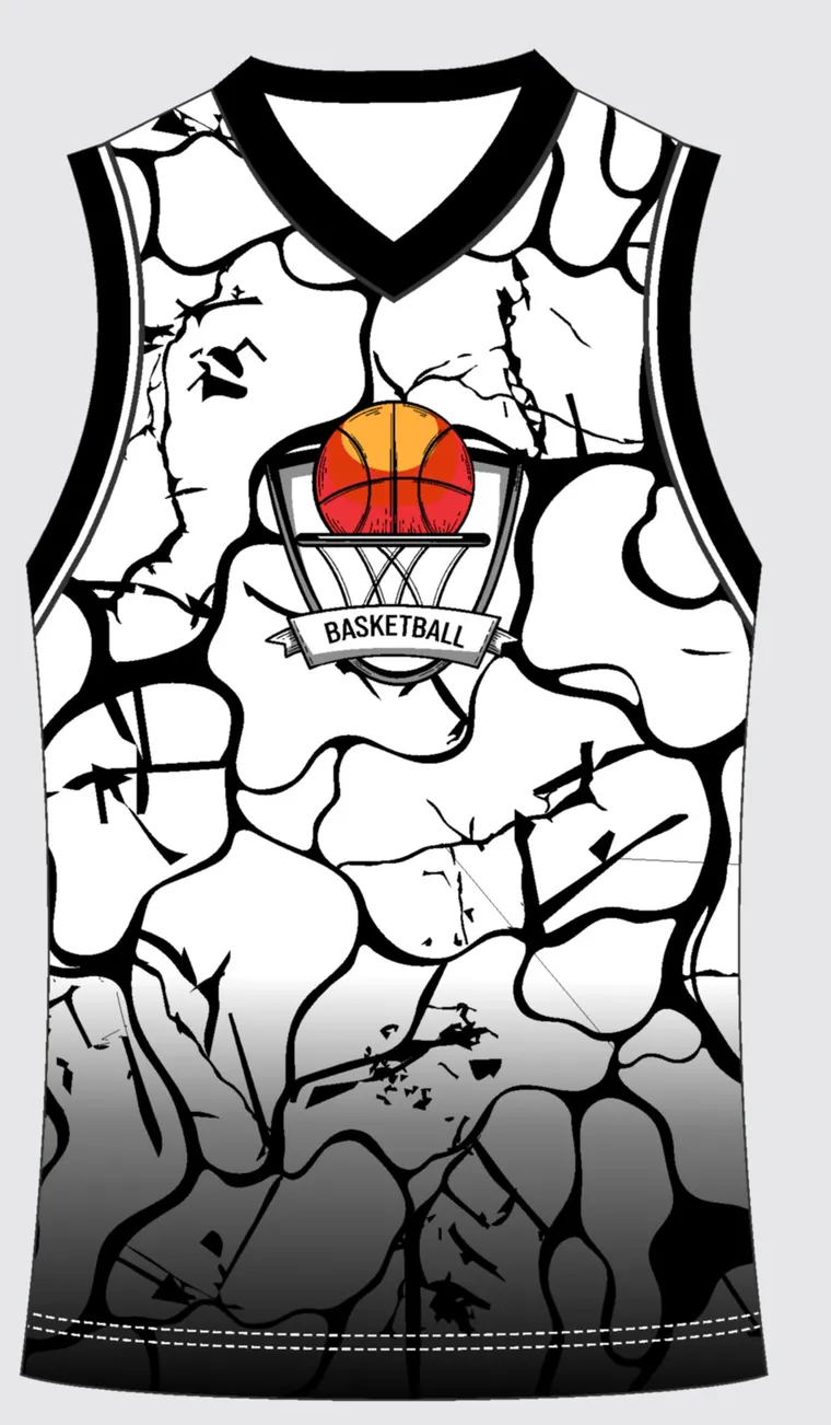 Basketball Uniform Onyx Graphite Blaze custom jersey