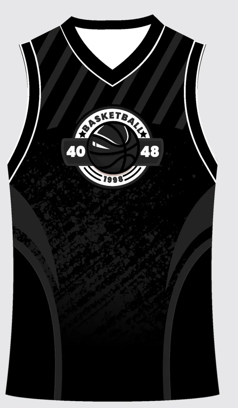Basketball Uniform Onyx Graphite Bolt custom jersey