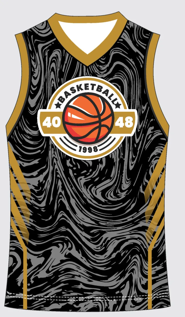 Basketball Uniform Onyx Graphite Storm custom jersey