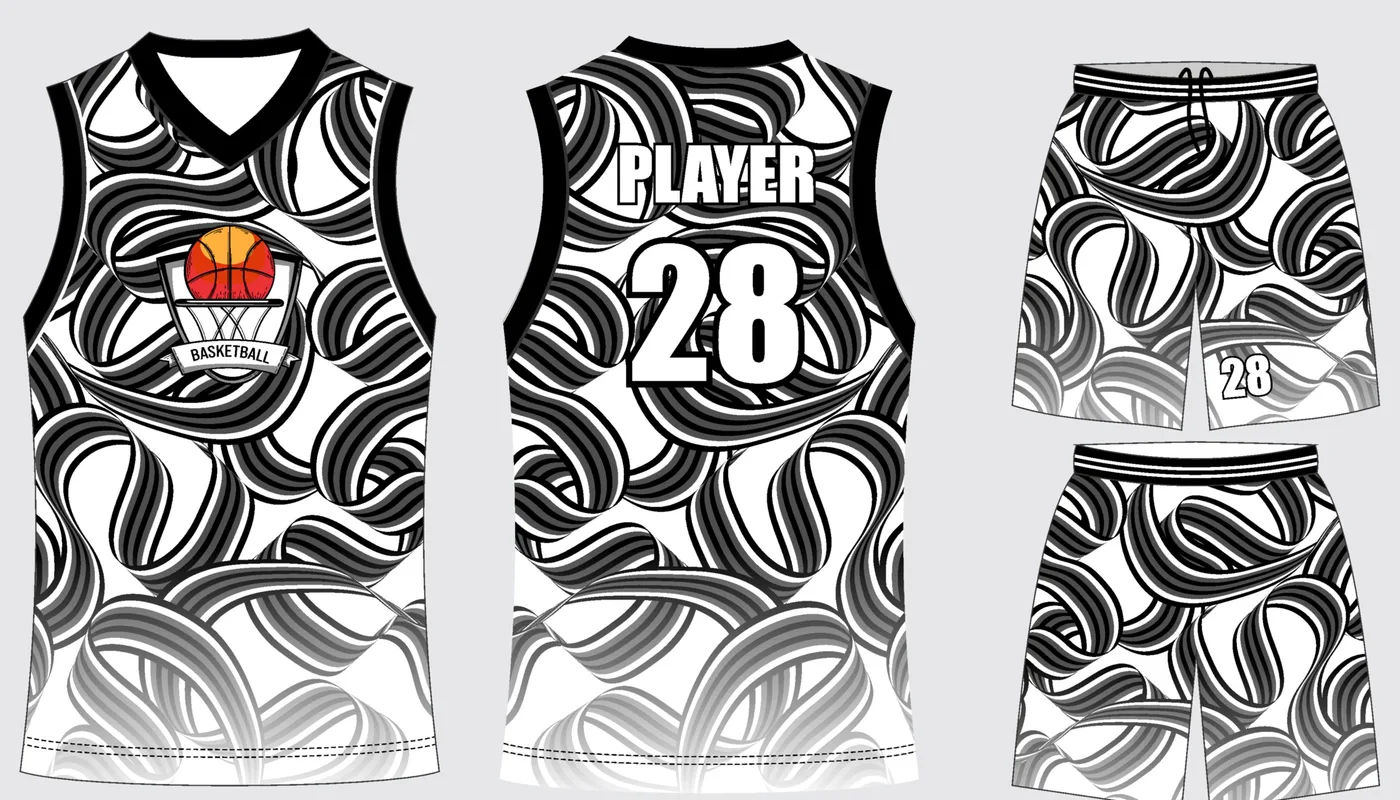 Basketball Uniform Onyx Graphite Surge — jersey and shorts