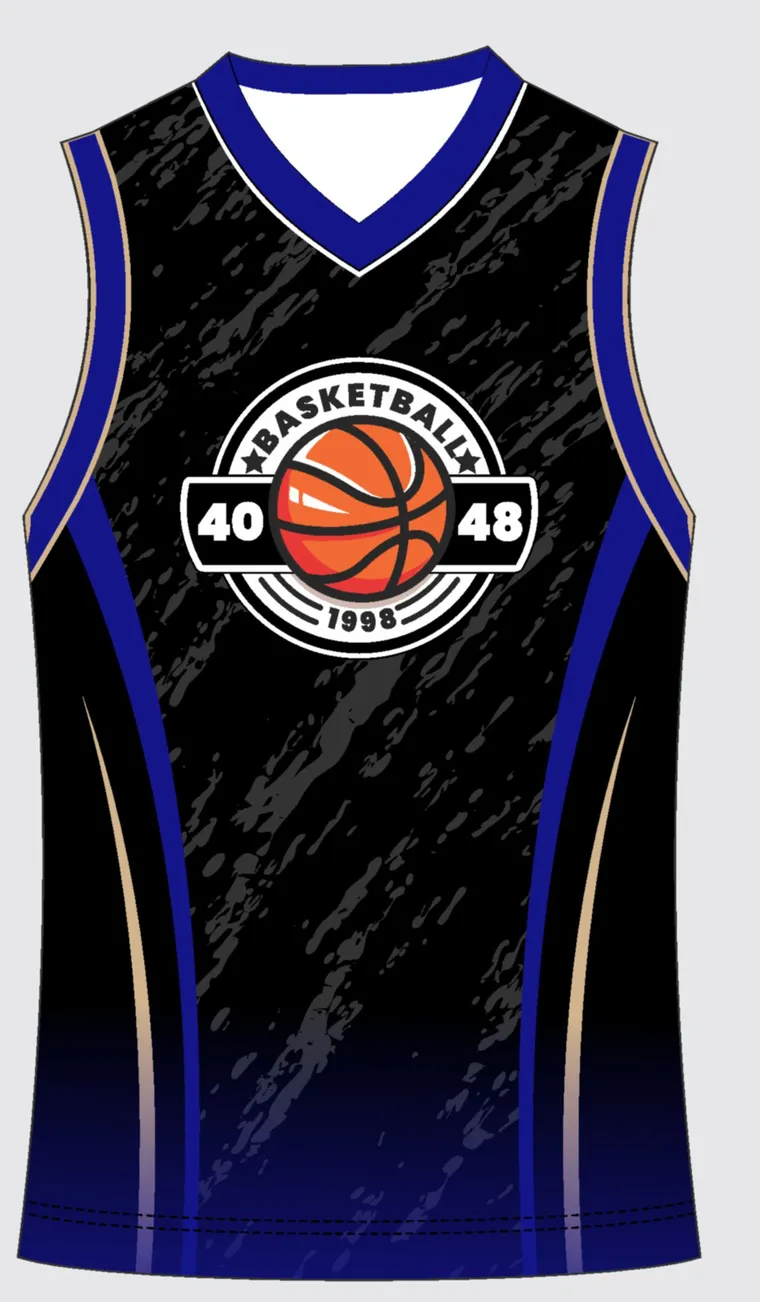 Basketball Uniform Onyx Navy custom jersey
