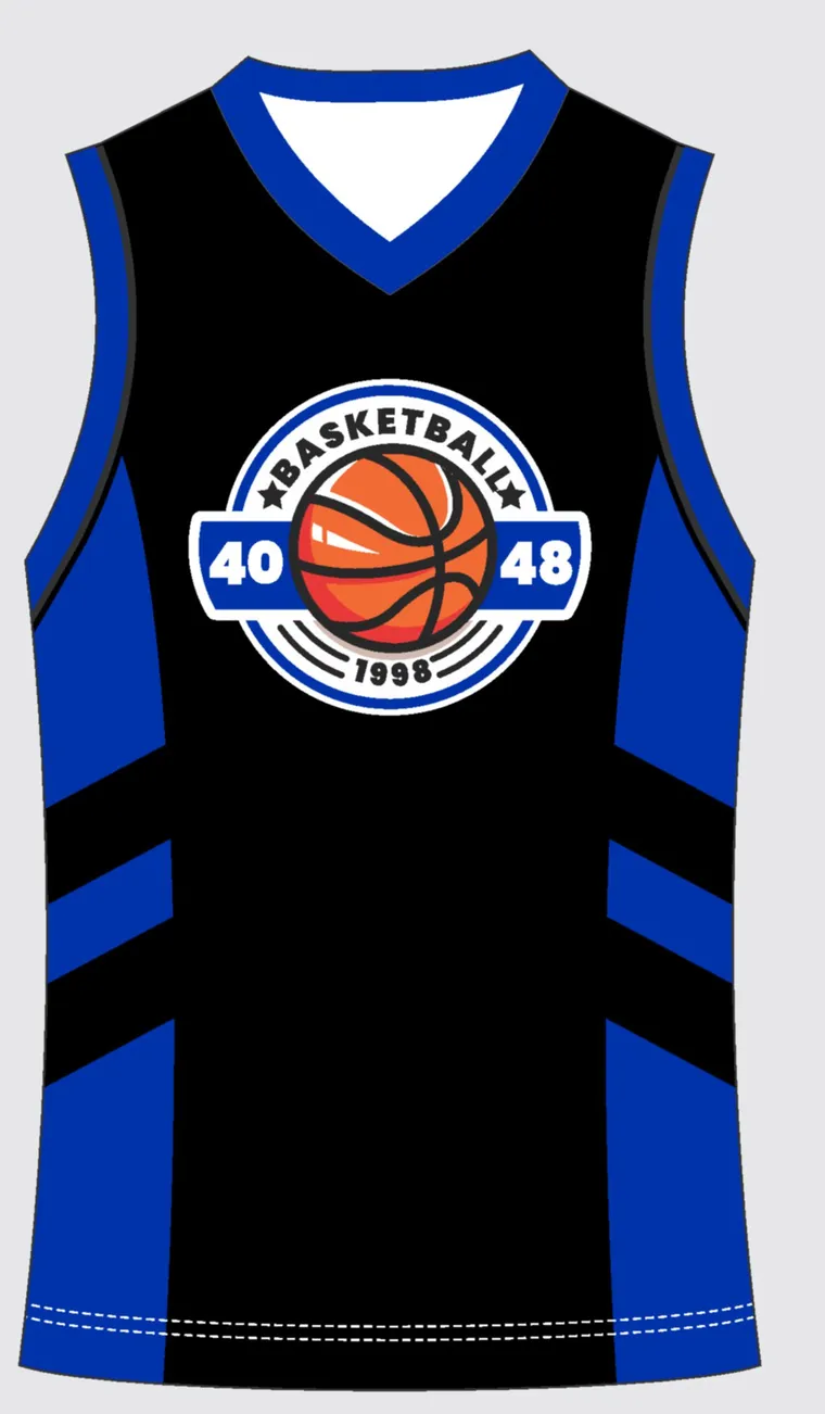 Basketball Uniform Onyx Royal custom jersey