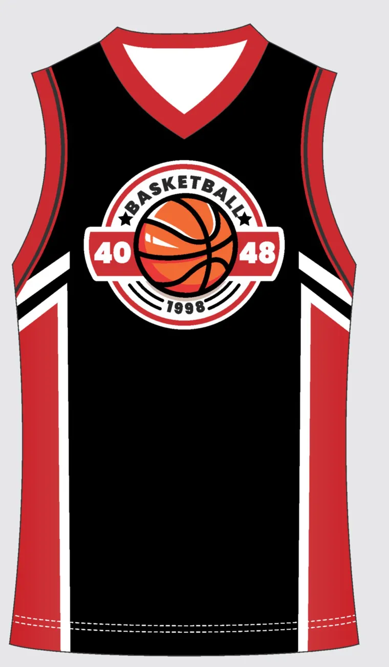 Basketball Uniform Onyx Scarlet Arrow custom jersey