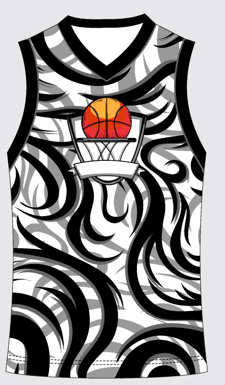 Basketball Uniform Onyx Steel custom jersey