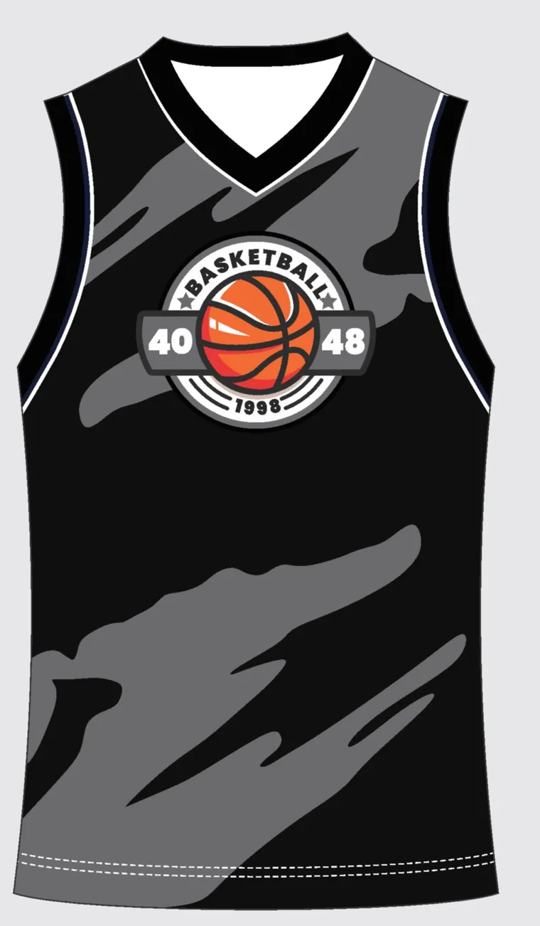 Basketball Uniform Onyx Steel Fracture custom jersey