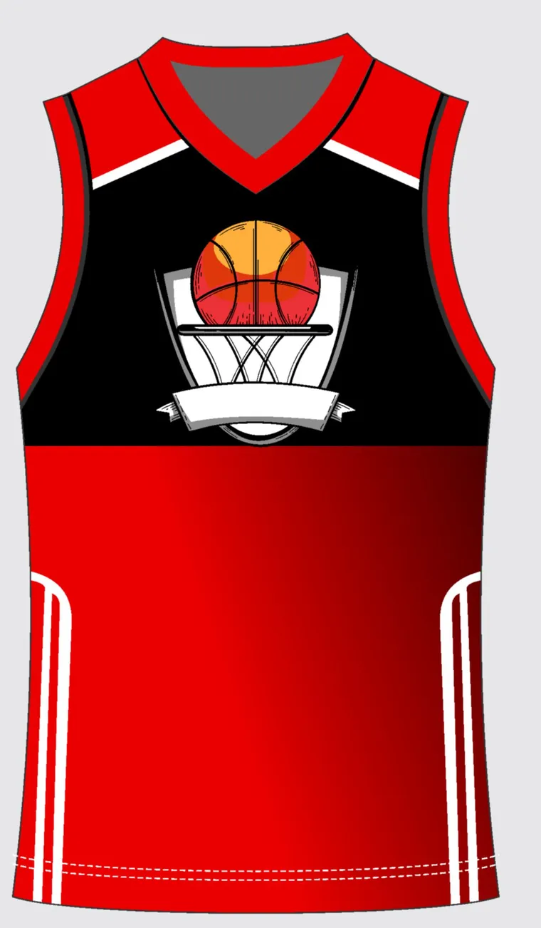 Basketball Uniform Scarlet Crimson custom jersey