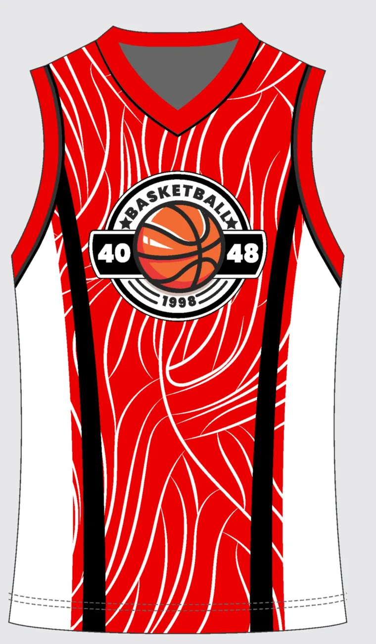 Basketball Uniform Scarlet Onyx custom jersey