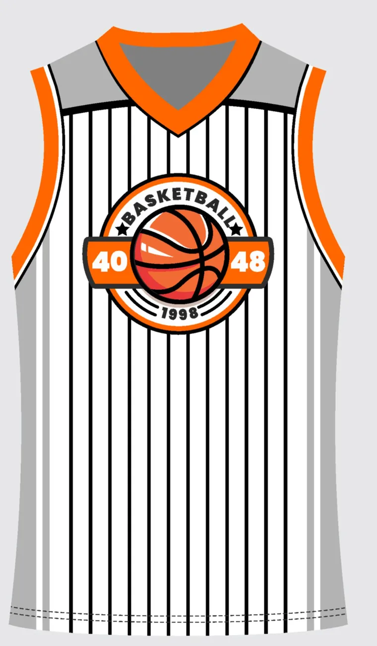 Basketball Uniform Silver Steel custom jersey