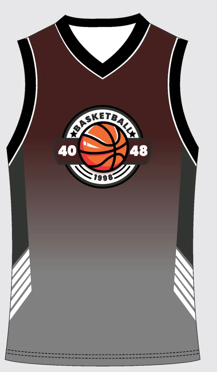 Basketball Uniform Steel Graphite Flux custom jersey