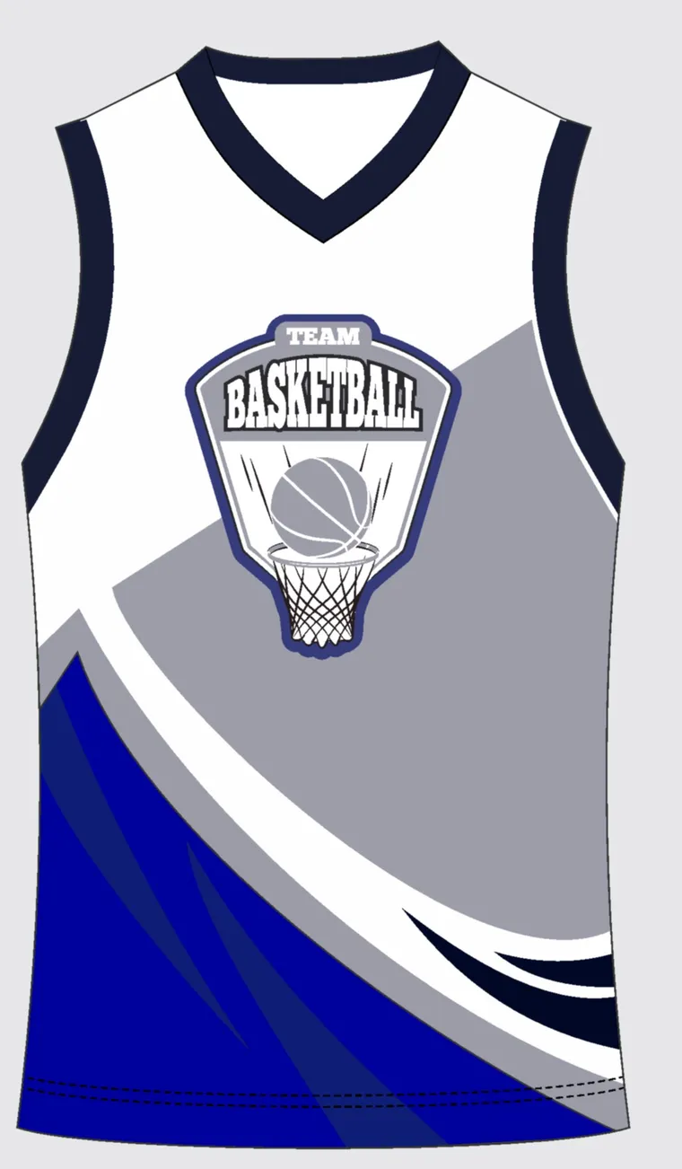 Basketball Uniform Steel Navy custom jersey