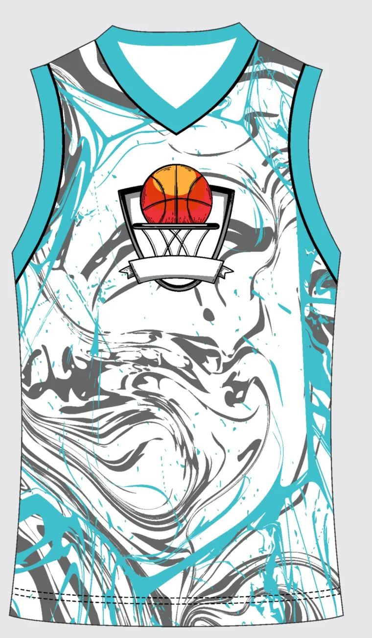 Basketball Uniform Steel Silver custom jersey
