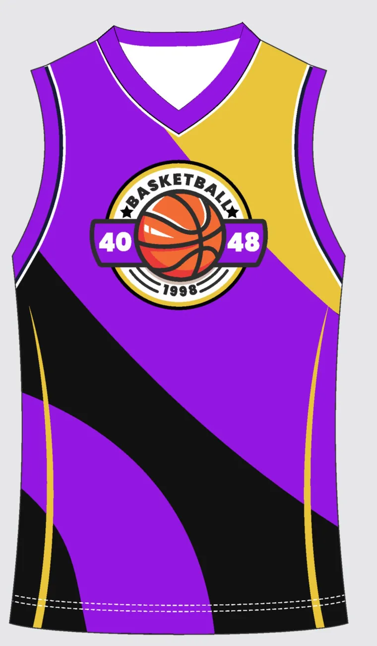 Basketball Uniform Violet Onyx custom jersey